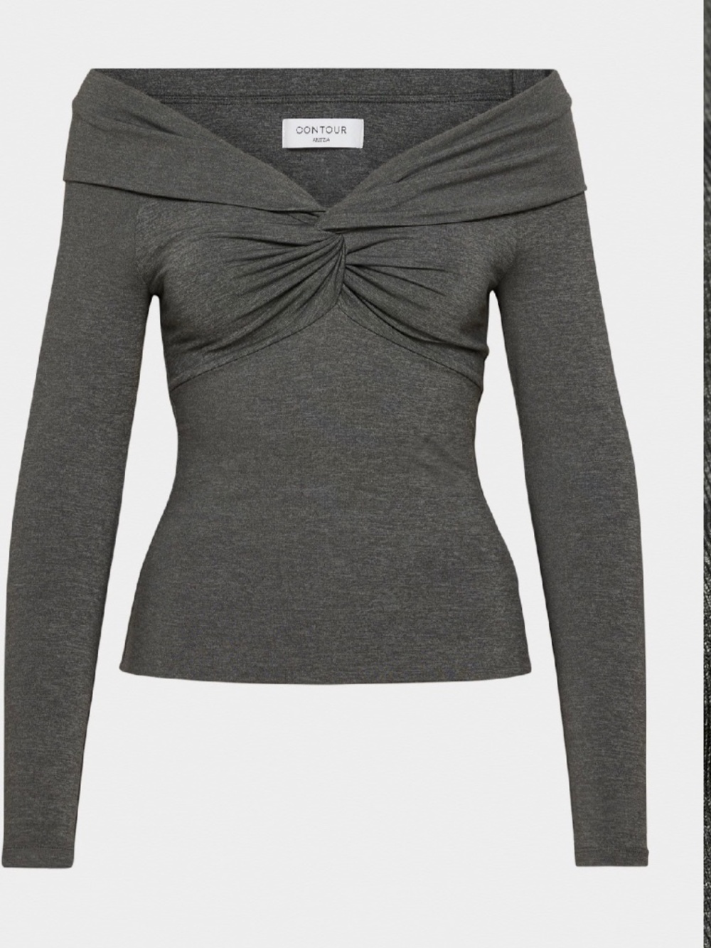 Contour Twist Off-Shoulder Longsleeve S